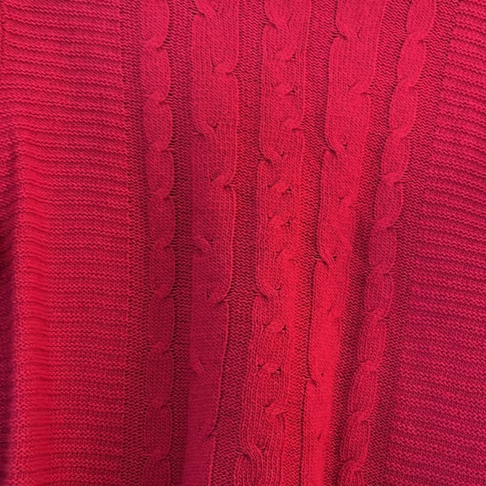 BCBG Women’s Cherry Pink Knit Sweater - Picture 2 of 5